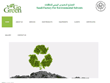 Tablet Screenshot of gogreensolvents.com